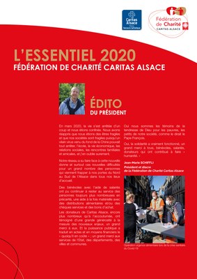 Essentiel 2021 Caritas Alsace + fédération couverture